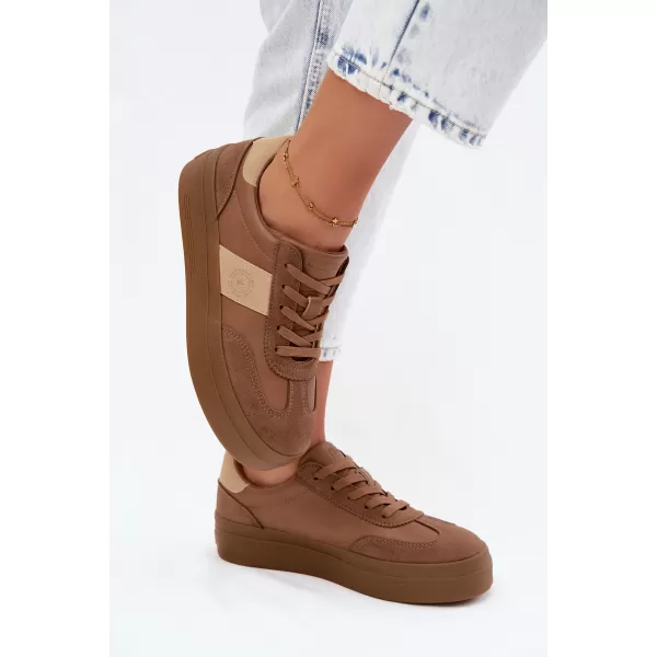  Ženske tenisice BIG STAR SHOES UU274015 SMEĐA/BEŽ 