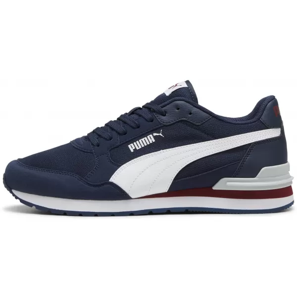  Čizme PUMA ST RUNNER V4 MESH 39966602 CLUB NAVY/ KLUB TAMNOPLAVA/PUMA BIJELA/TIMSKA KRALJEVSKA CRVENA/PLATINASTO SIVA 