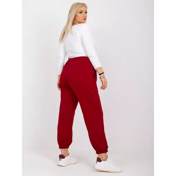  Ženske trenirke BASIC FEEL GOOD RV-DR-6331.86 TAMNOCRVENA 