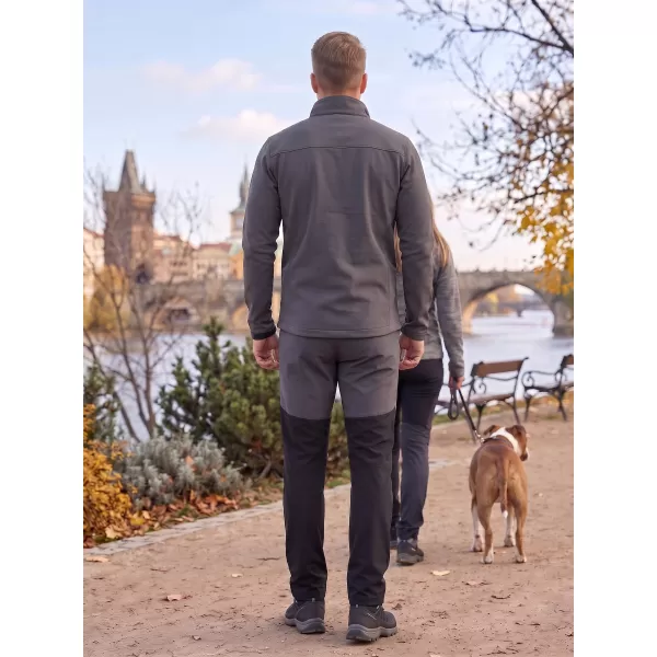  Muške softshell hlače ALPINE PRO AKAN 3 CRNA 