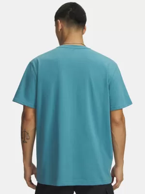 Muška majica kratkih rukava UNDER ARMOUR M LOGO EMB HEAVYWEIGHT SS 1373997-466 PLAVA