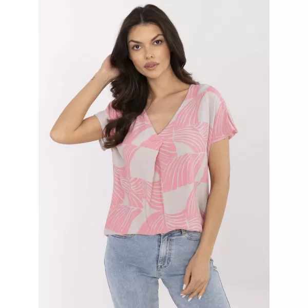  Ženska bluza SUBLEVEL D73771M11171D RUŽIČASTA 