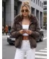 Ženska jakna DSTREET TY5819 LJUBIČASTA