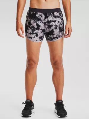 Ženske kratke hlače UNDER ARMOUR W UA FLY BY 2.0 PRINTED SHORT 1350198-591 LJUBIČASTA