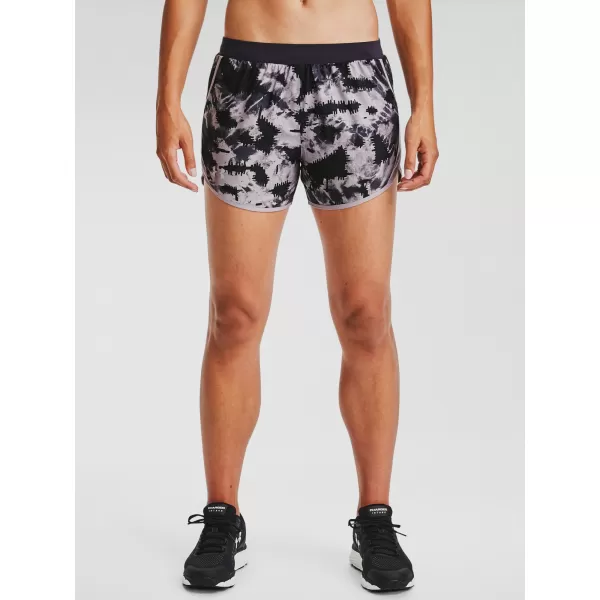  Ženske kratke hlače UNDER ARMOUR W UA FLY BY 2.0 PRINTED SHORT 1350198-591 LJUBIČASTA 