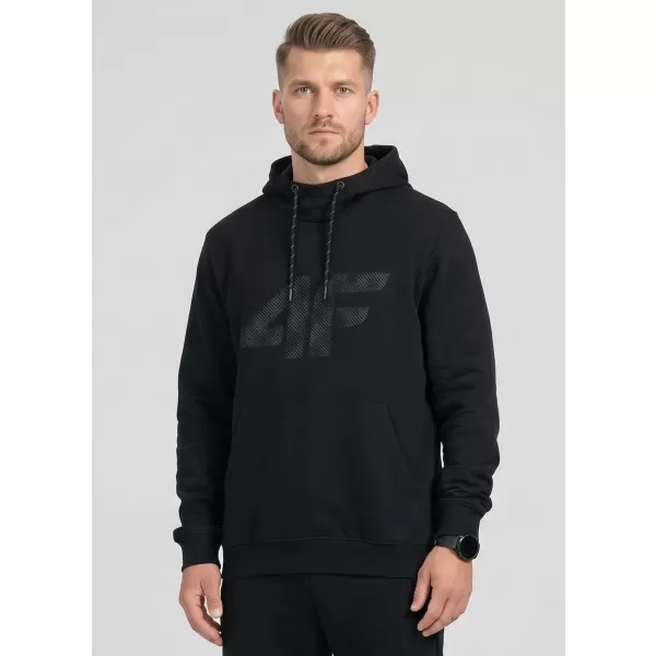  Muški sweatshirt 4F WMM00TSWSM2548 DUBOKA CRNA 