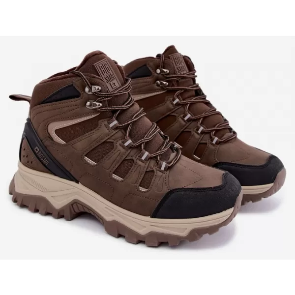  Muške cipele BIG STAR SHOES UU174316 SMEĐE/BEŽ SJENE 