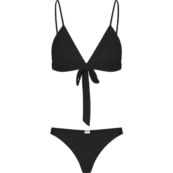  Ženski donji dio bikinija NORDBLANC TWINKLE NBSSS8242 CRNA 