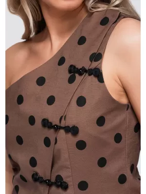 Ženska bluza OMBRE OW-TS-E0061 SMEĐA