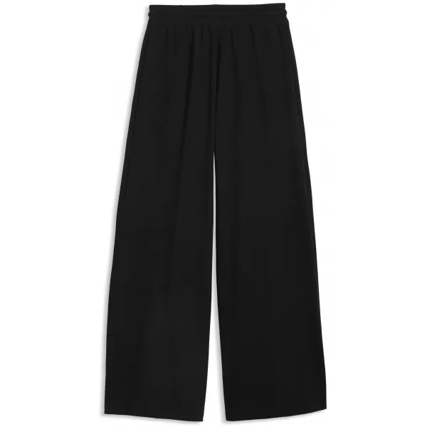  Ženske hlače PUMA CLASS RELAXED WIDE LEG PANTS 69401301 PUMA CRNA 