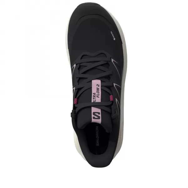  Ženske cipele SALOMON ULTRA FLOW 2 GORE-TEX L49299500 CRNA/ZORNO RUŽIČASTA/LEDENA OD VANILIJE 