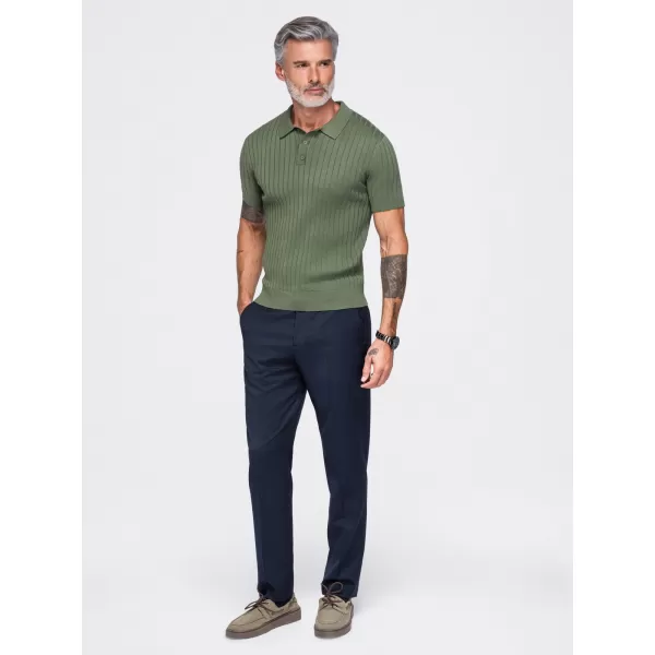  Muška polo majica OMBRE OM-POSS-0180 MASLINA 