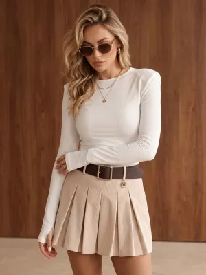 Ženska majica kratkih rukava DSTREET RY2941 BIJELA