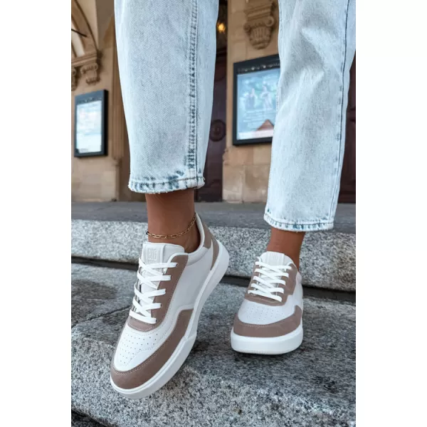 Ženske tenisice BIG STAR SHOES UU274275 BIJELO/BEŽ 