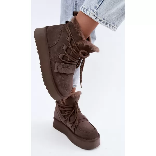  Ženske cipele BIG STAR SHOES UU274315 SMEĐE/BEŽ SJENE 