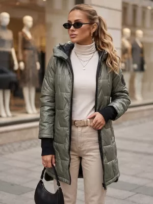 Ženska jakna DSTREET TY5789 ZELENA