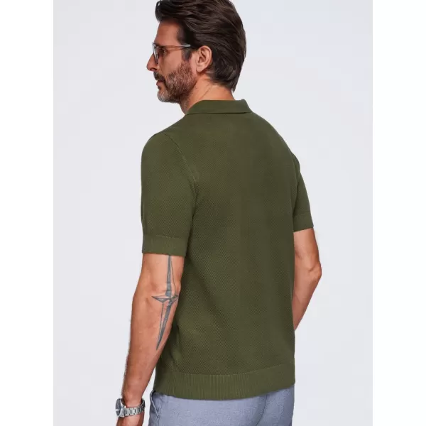  Muška polo majica OMBRE OM-POSS-0178 MASLINA 