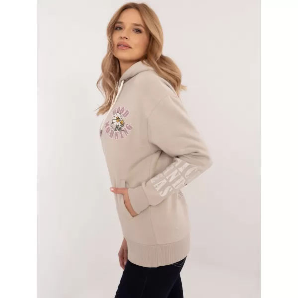  Ženski sweatshirt SUBLEVEL D10600T02420K BEŽ 