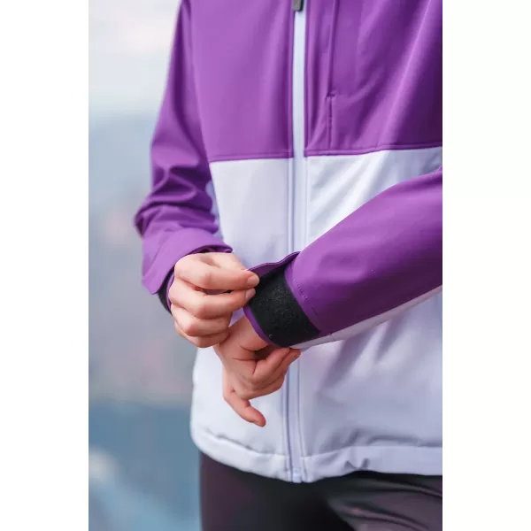  Ženska softshell jakna NORDBLANC BLINK NBSSL8320 LJUBIČASTA 