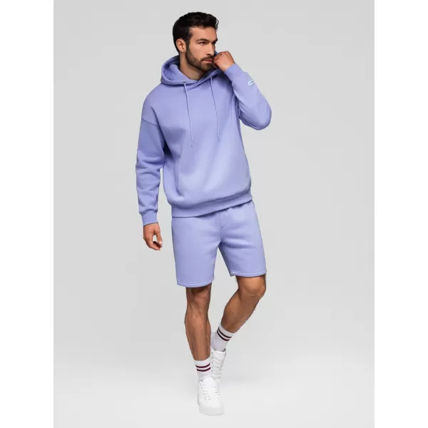  Muški komplet kratkih hlača OMBRE Z129 SVIJETLOPLAVA/SVIJETLOLJUBIČASTA 