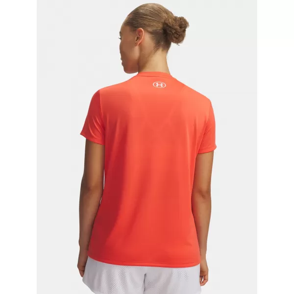  Ženska majica kratkih rukava UNDER ARMOUR TECH SSV- SOLID 1384229-690 CRVENA 