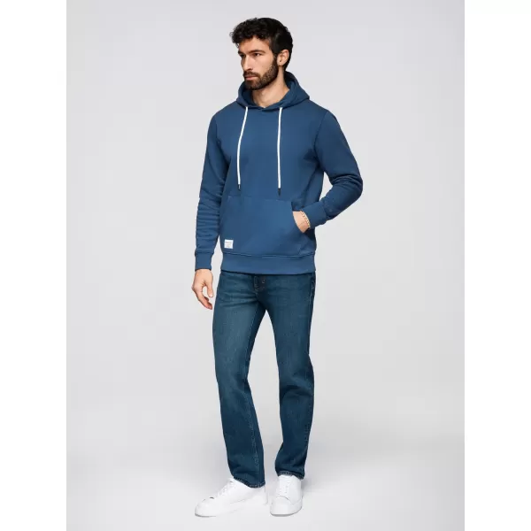  Muški sweatshirt OMBRE OM-SSBN-0270 TAMNOPLAVA 