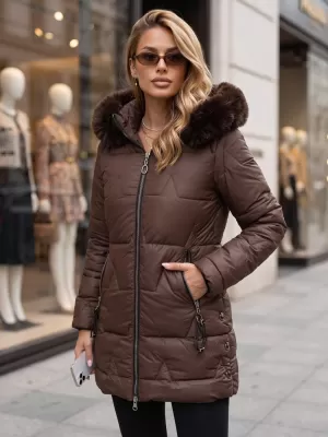 Ženska jakna DSTREET TY5736 SMEĐA