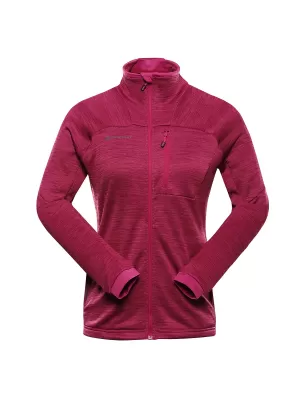 Ženski sweatshirt ALPINE PRO ONNECA 3 FUKSIJA CRVENA
