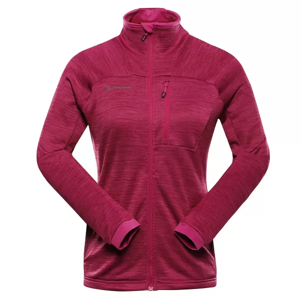  Ženski sweatshirt ALPINE PRO ONNECA 3 FUKSIJA CRVENA 