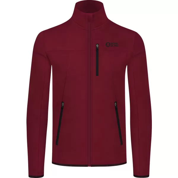  Muški powerfleece duks NORDBLANC MORASS NBSFM8335 TAMNOCRVENA 