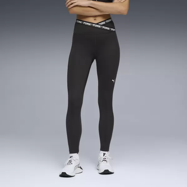  Ženske tajice PUMA W STRONG CROSS FRONT TIGHT - HW 7/8 52849801 PUMA CRNA 