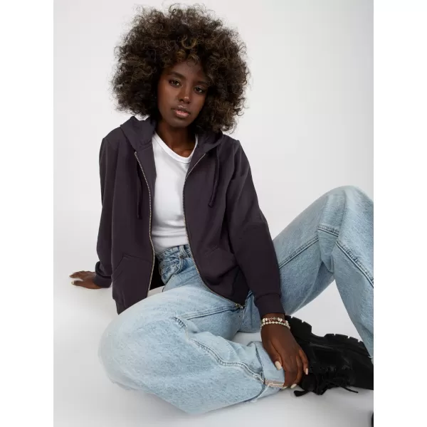  Ženski sweatshirt BASIC FEEL GOOD B-002.10 GRAFIT 