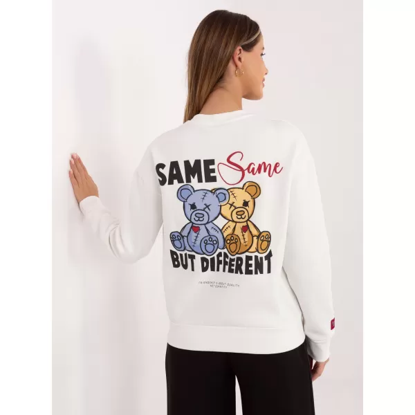  Ženski sweatshirt SUBLEVEL D10608BC02568J BIJELA 