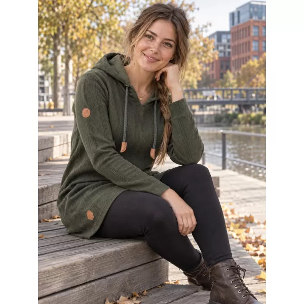  Ženski sweatshirt ALTISPORT INA KAKI 