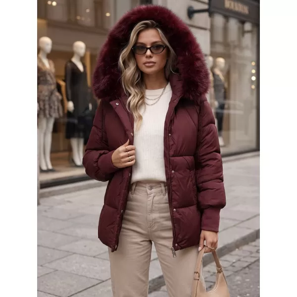  Ženska jakna DSTREET TY6003 TAMNOCRVENA 