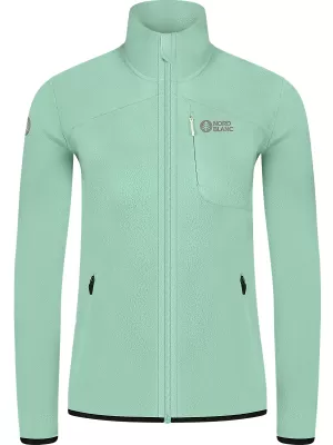 Ženska lagana majica od flisa NORDBLANC MAPLE NBSFL8374 ZELENA