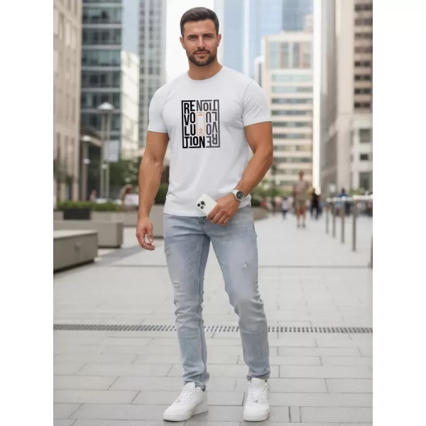  Muška majica kratkih rukava DSTREET NX0143R-WH BIJELA 