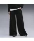 Ženske hlače PUMA CLASS RELAXED WIDE LEG PANTS 69401301 PUMA CRNA