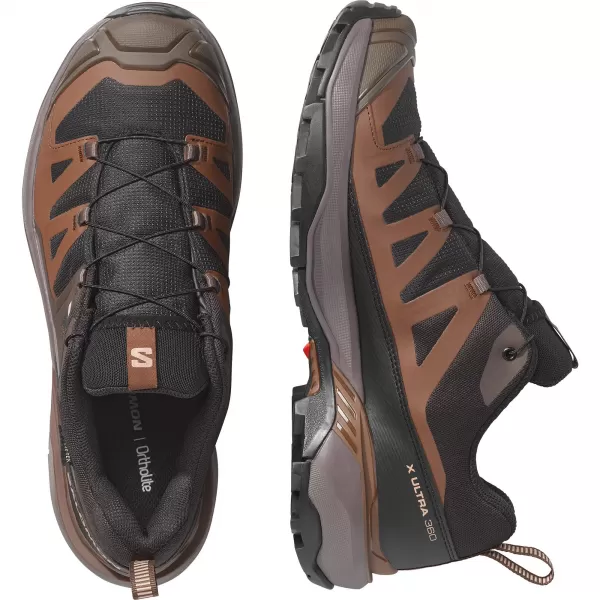  Muške cipele SALOMON X ULTRA 360 GORE-TEX L45473300 CRNI/TAMNI GALEB SIVI/TAMNA ZEMLJA 