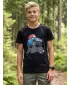 Dječja majica ALPINE PRO ECOMO 4 CRNA VARIJANTA KOM