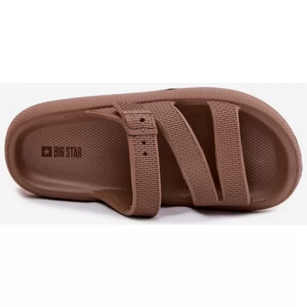  Ženske papuče BIG STAR SHOES 42155-19 SMEĐA/BEŽ 