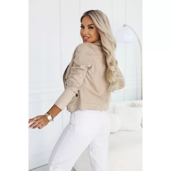  Ženska jakna NUMOCO 481-6 KAŠMIR BEŽ 