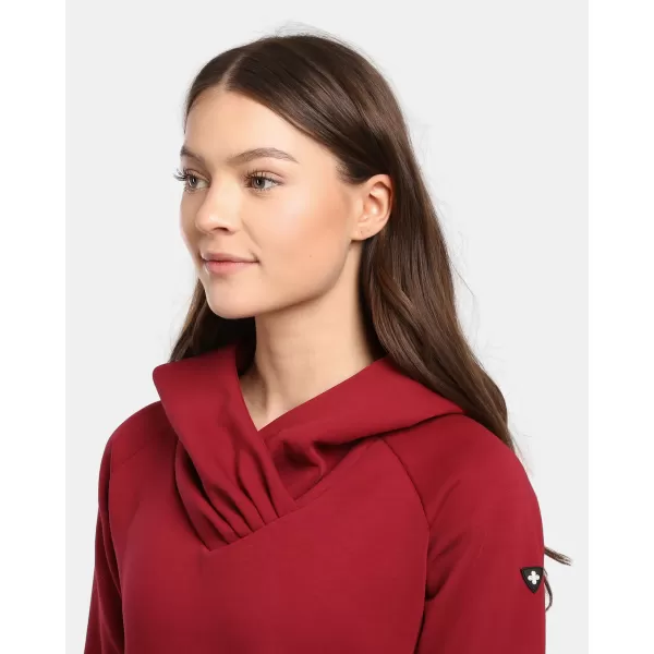  Ženski sweatshirt KILPI HEYDEN-W 1L0209KI TAMNOCRVENA 