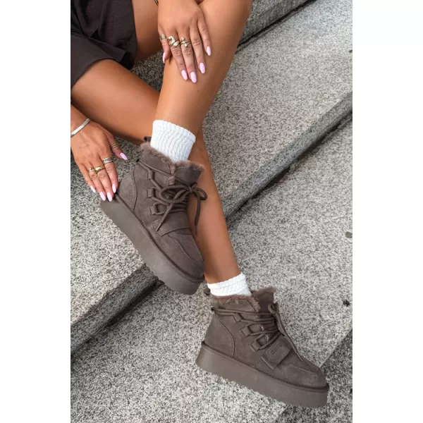  Ženske cipele BIG STAR SHOES UU274315 SMEĐE/BEŽ SJENE 