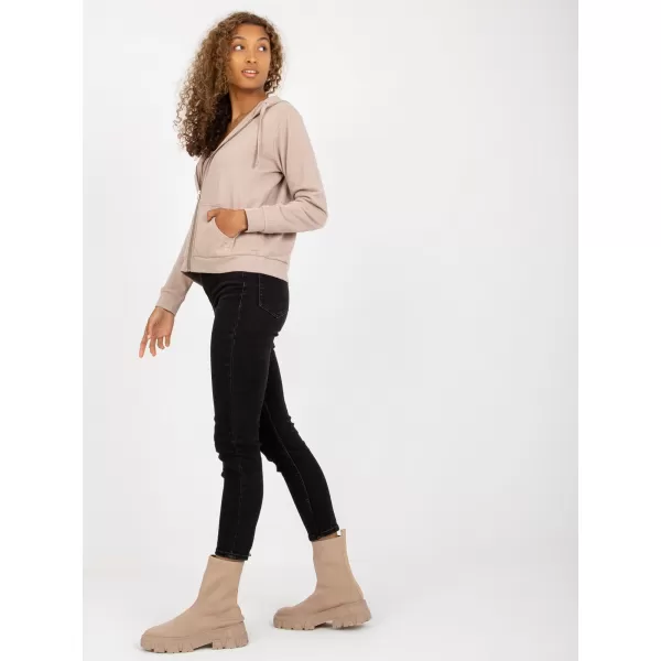  Ženski sweatshirt BASIC FEEL GOOD B-002.65 TAMNO BEŽ 