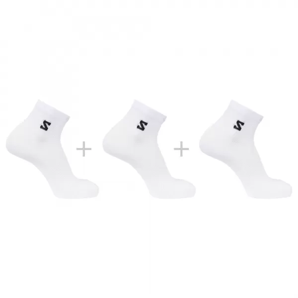  Čarape SALOMON EVERYDAY LITE QUARTER 3-PACK LC2911800 BIJELA 