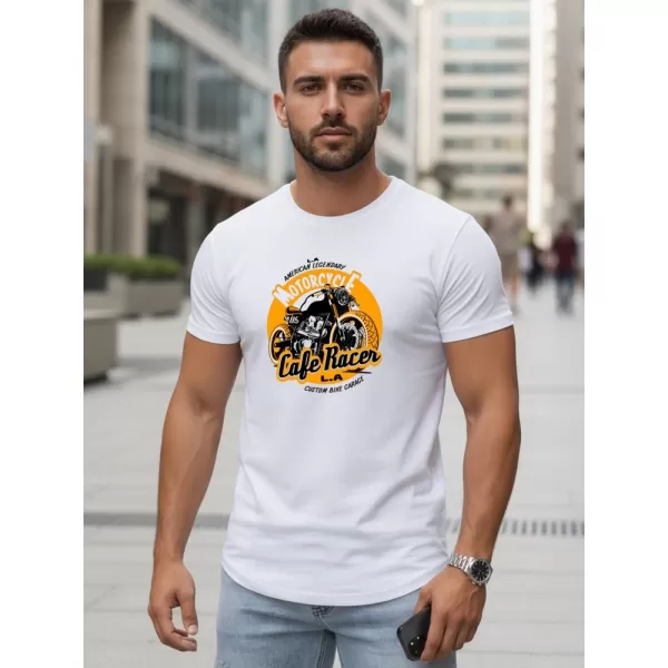 Muška majica kratkih rukava DSTREET NX5095R-WH BIJELA 