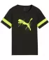 Dječja majica PUMA ATTACANTO LOGO JERSEY JR 66104603 PUMA BLACK/LIME SQUEEZE