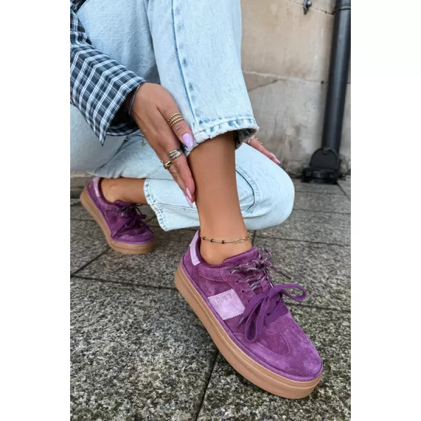  Ženske tenisice BIG STAR SHOES UU274772 LJUBIČASTE SJENE 