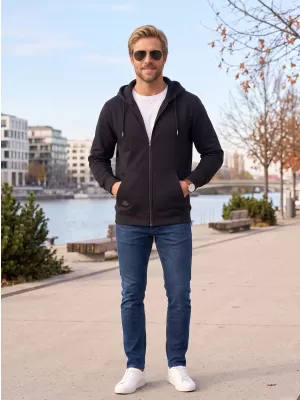 Muški sweatshirt ALTISPORT NP/ALMST45001 CRNI OPAL
